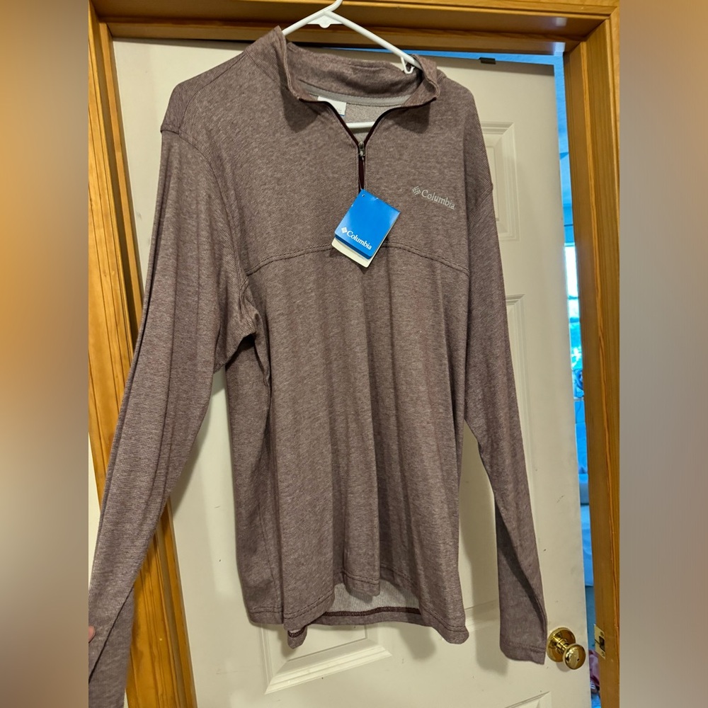 Columbia 2XL 3/4 Zip Pullover NWT